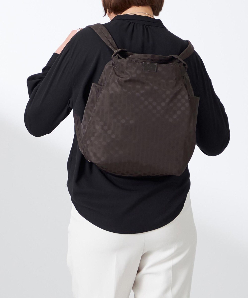 Y'SACCS 【大人のおしゃれ手帖10月号掲載】市川実和子×Y'SACCS　ドット2WAYリュック 