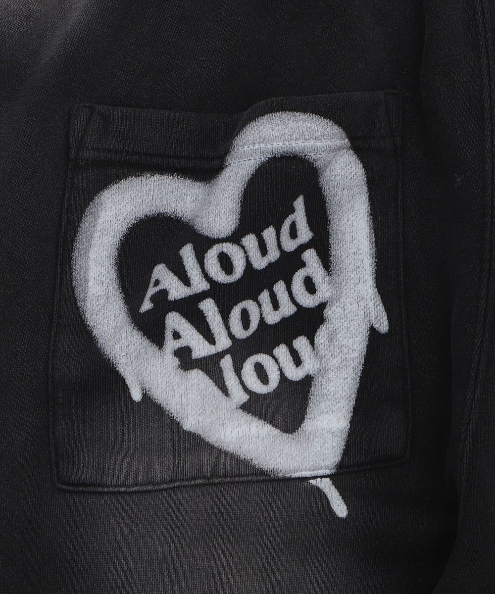 WEGO 【ウエストゴム/らくらくパンツ】アシッドウォッシュグラフィックスウェットパンツ 