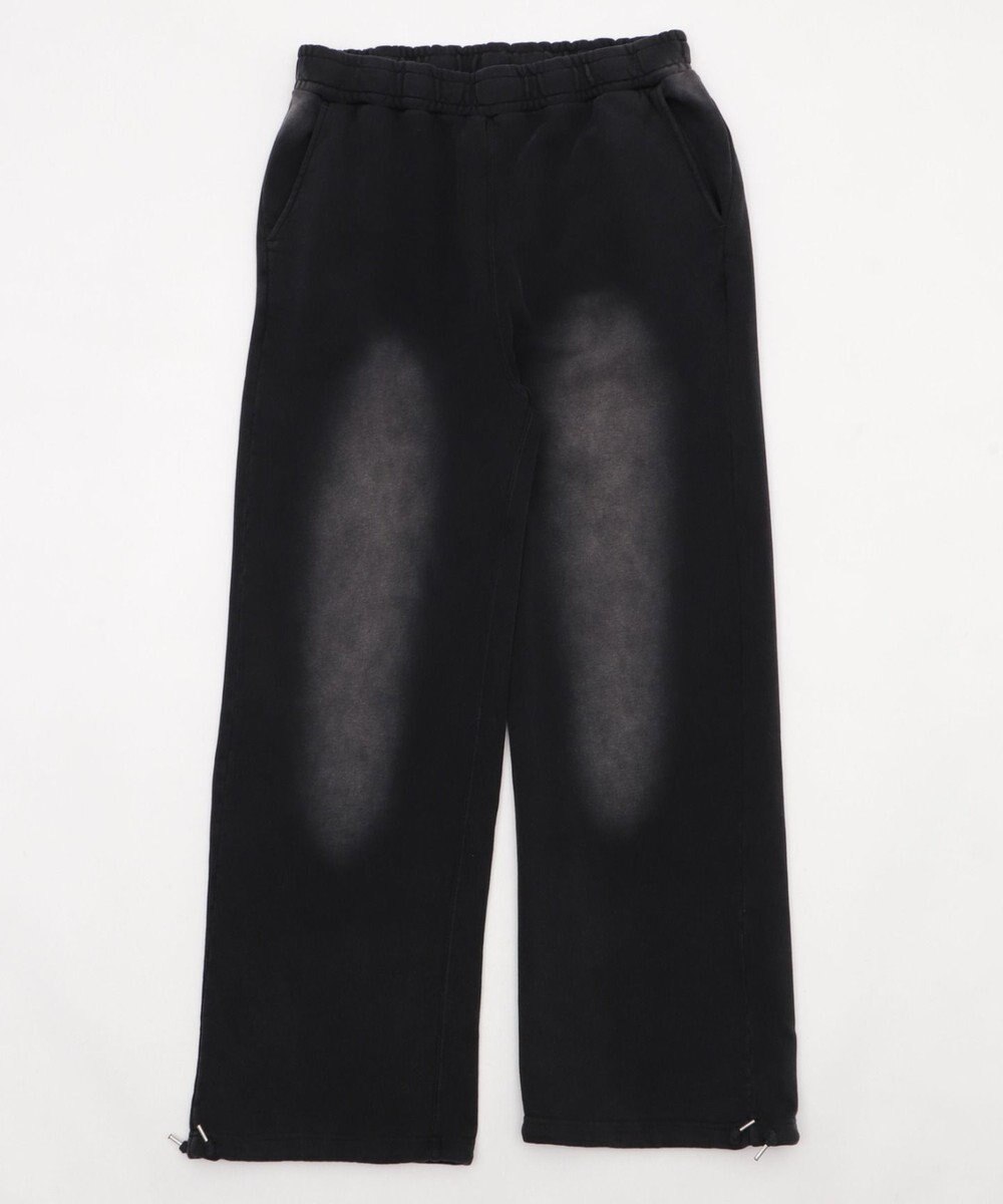 WEGO 【ウエストゴム/らくらくパンツ】アシッドウォッシュグラフィックスウェットパンツ 