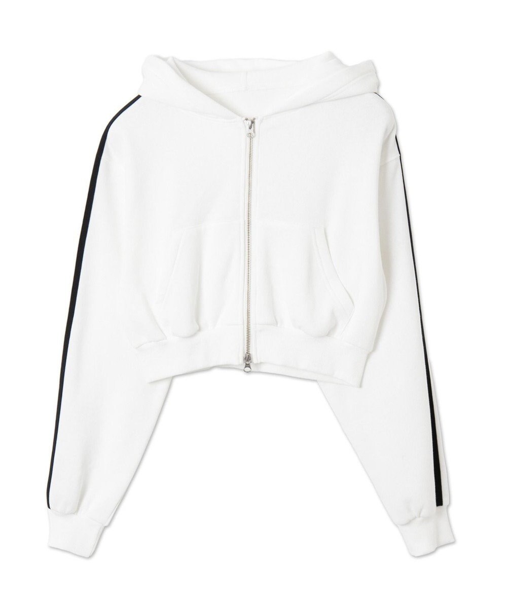 WEGO 【あったか】裏起毛Wジップショートパーカー 