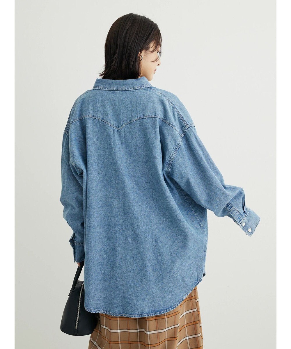 Green Parks ウエスタンＢｉｇデニムシャツ 