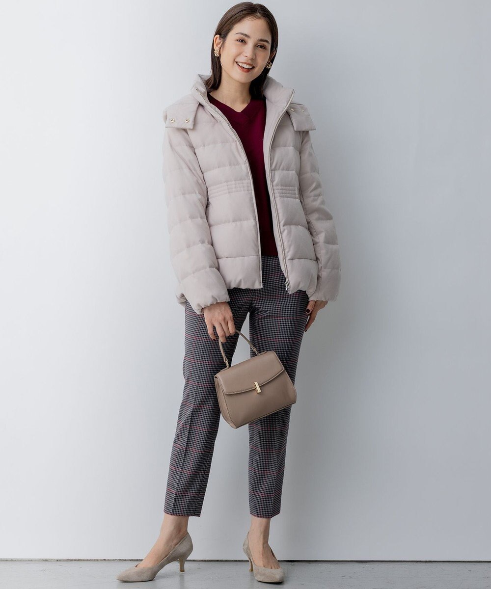 組曲 【WEB限定】T/Rツイルストレッチ テーパードパンツ 