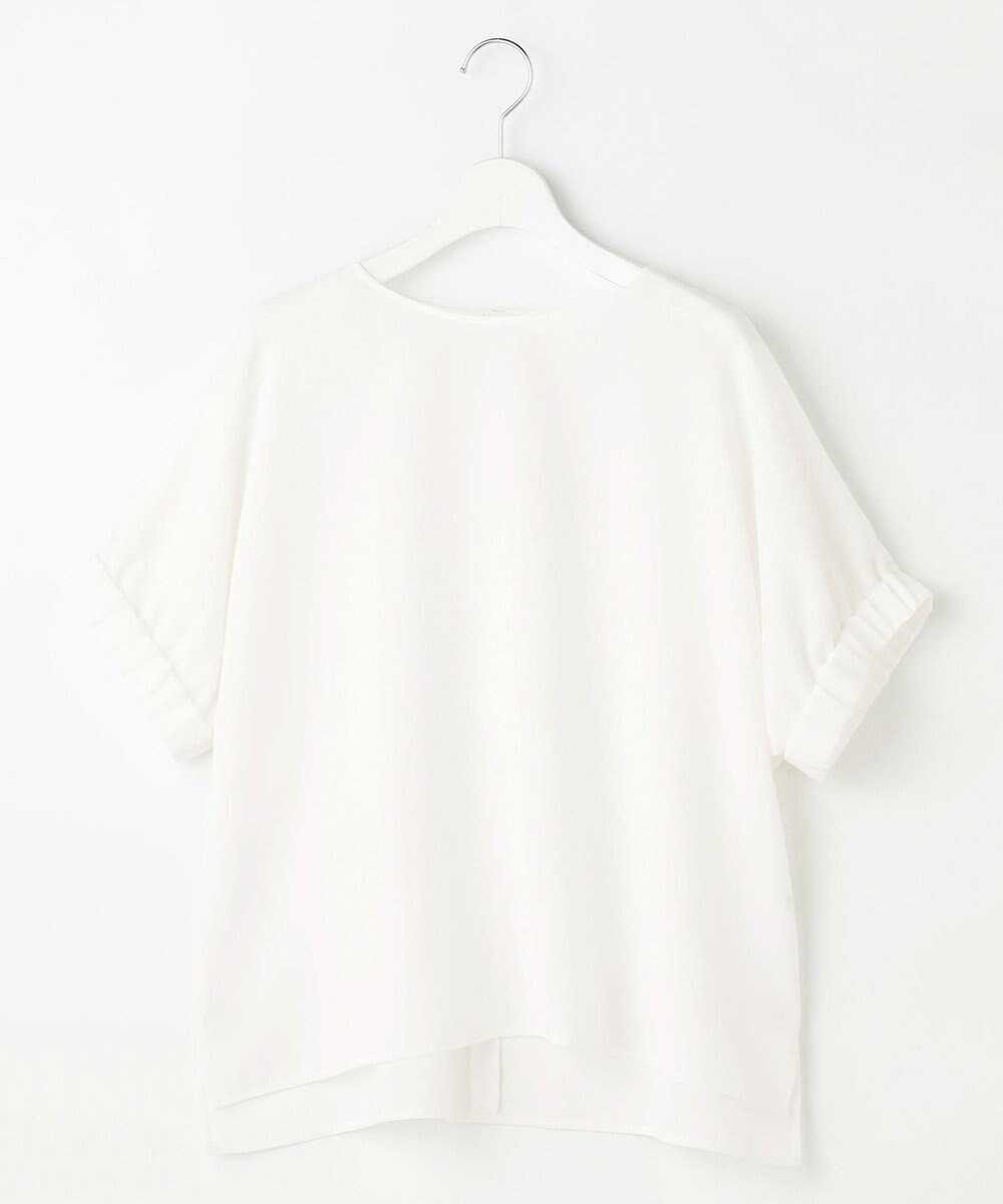 自由区 L 【人気素材・新色追加】ラスティックメッシュドルマンスリーブ Tブラウス 