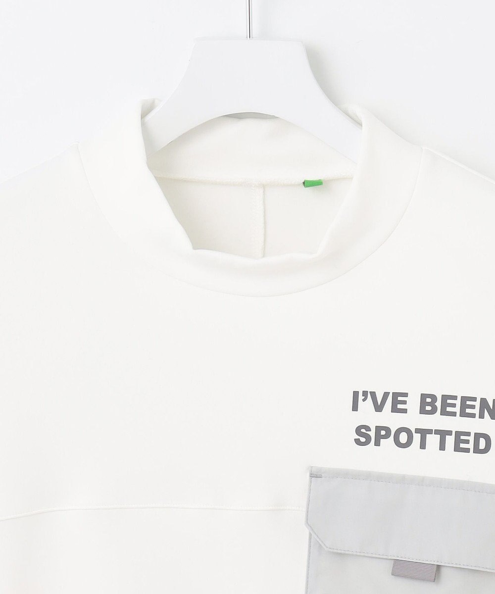 PW CIRCULUS 【MEN】ポケット 長袖 モックネック シャツ 