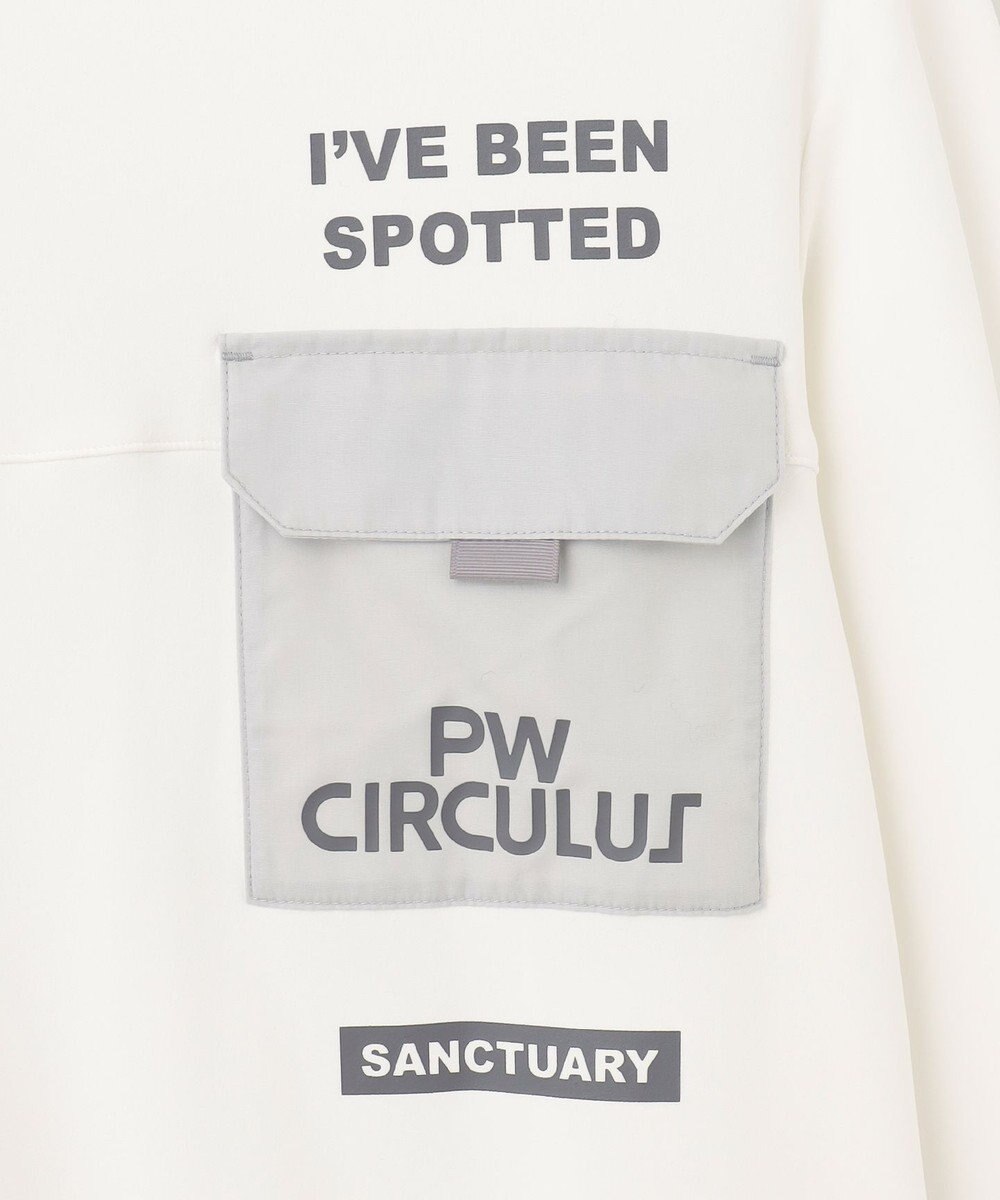 PW CIRCULUS 【MEN】ポケット 長袖 モックネック シャツ 