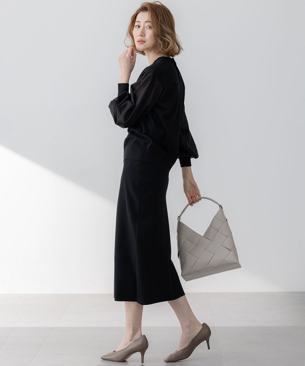 23区 【洗える】コンフォートストレッチ ニット タイト スカート 