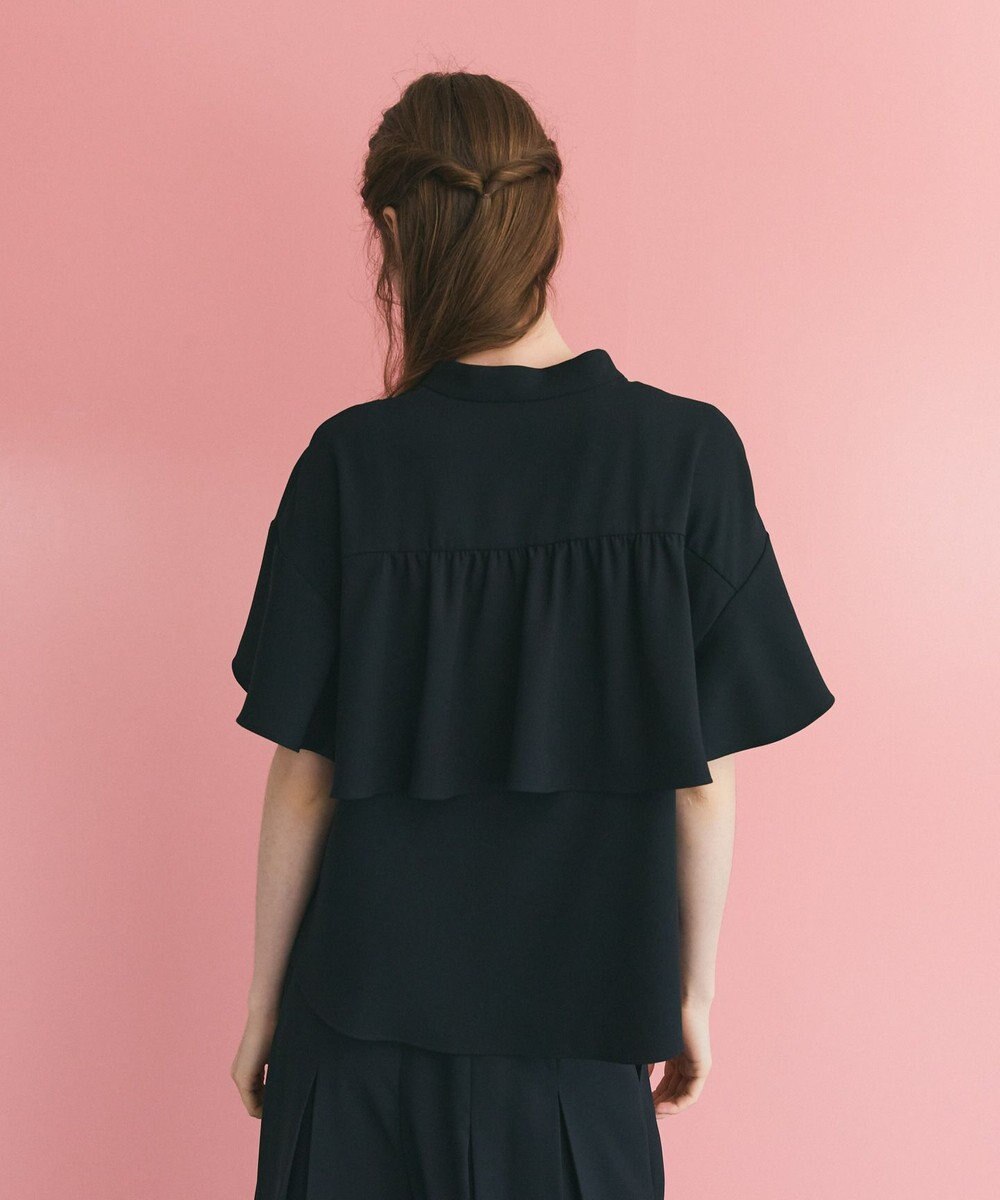 GRACE CONTINENTAL ラッフルレイヤードブラウス 