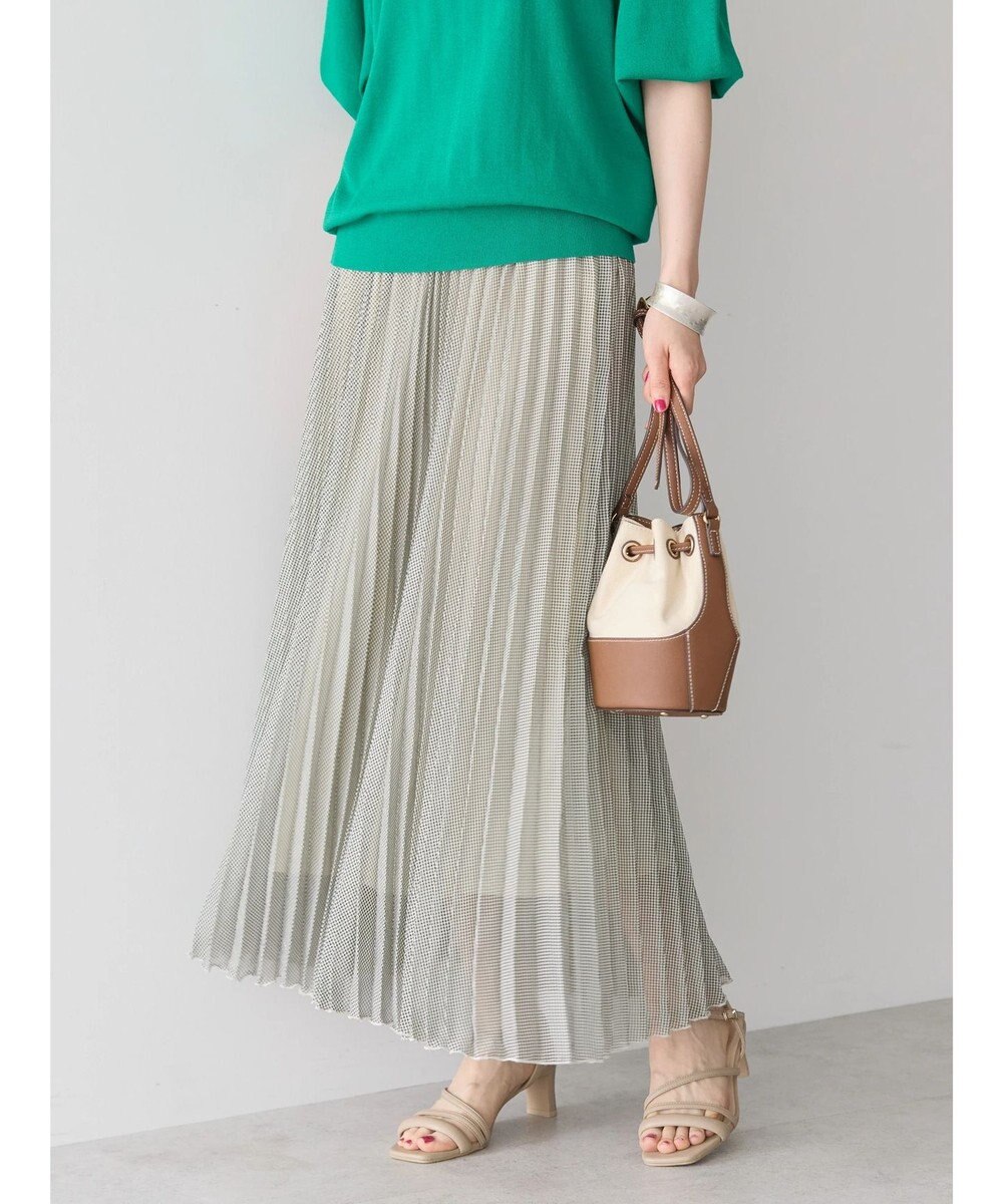 AMERICAN HOLIC 丈違いギンガムプリーツスカート 