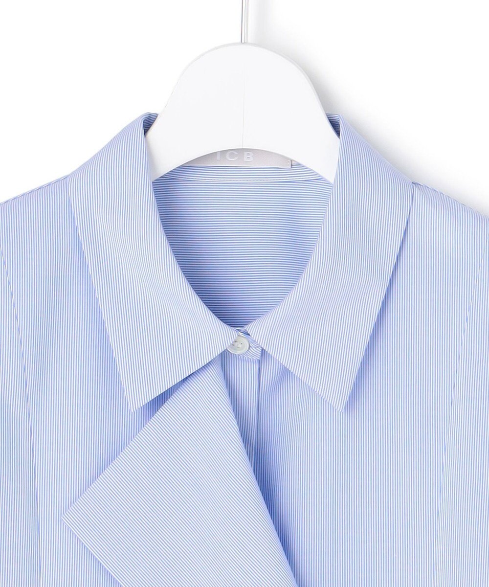 ICB 【先行予約】クリーンブロード ライダース風 クロップドシャツ 