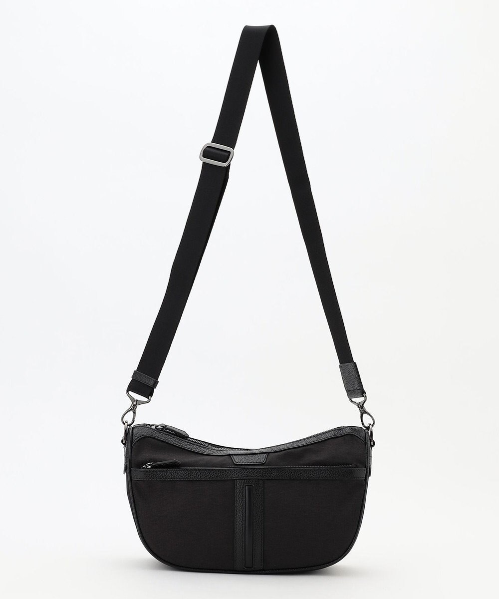 JOSEPH ABBOUD 【軽量/撥水素材】インターレースハーフムーンバッグ 