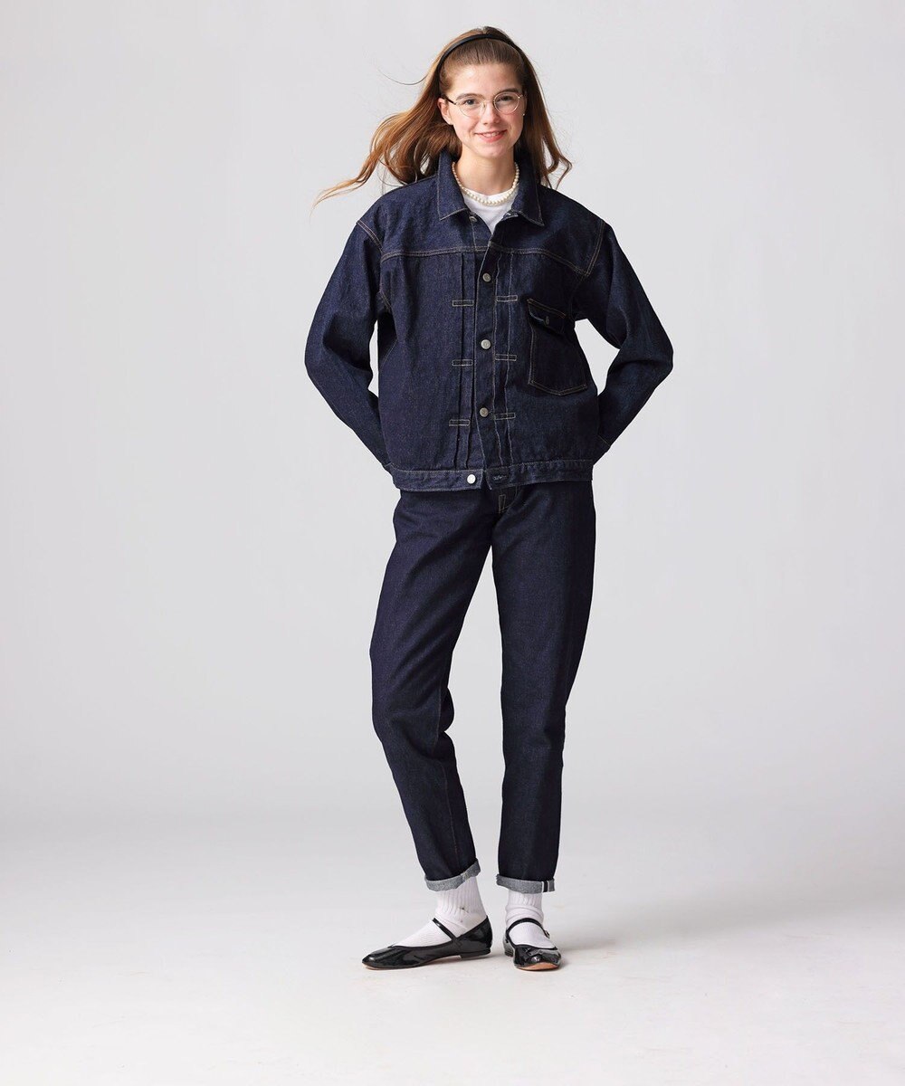 LENO BRENDA BIG TRUCKER JACKET《UNISEX》オーバーサイズデニムブルゾン 