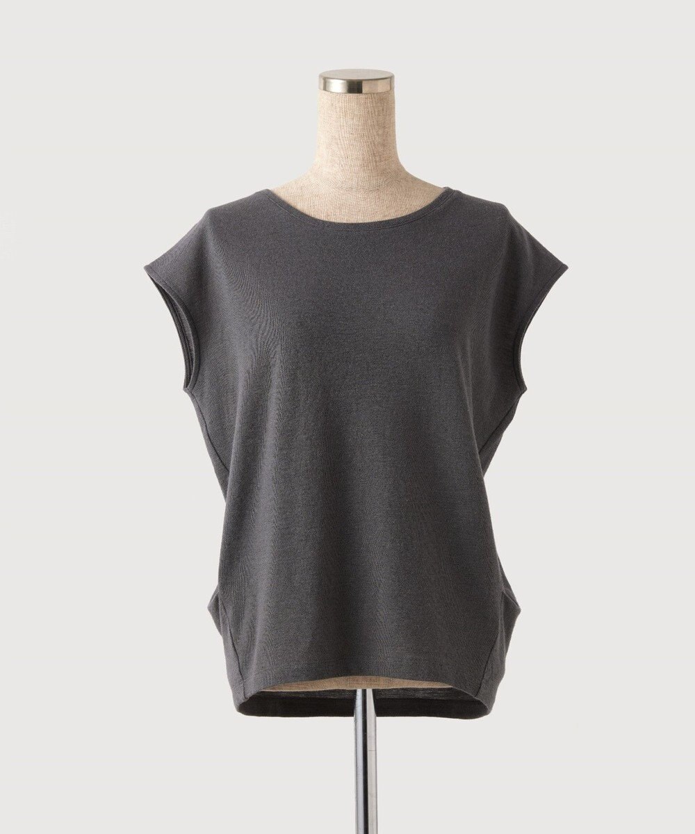 TOQUE  〈大草直子さんアドバイザー〉 【洗える/天然素材】ロイヤルベビーアルパカ×タンギスコットン鹿の子フレンチT 