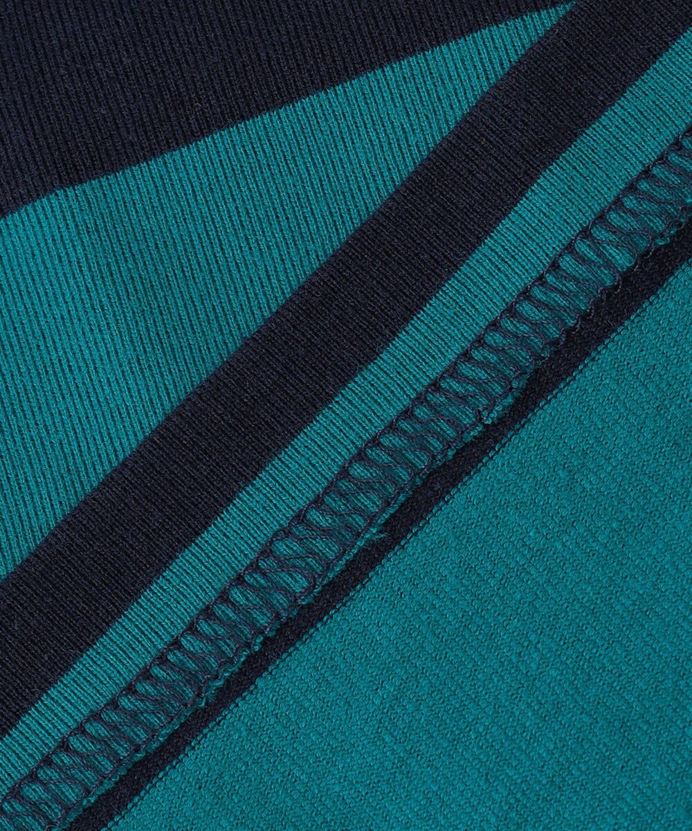 J.PRESS KIDS 【140-170cm】ボーダーJPサガラ刺繍 Ｔシャツ 