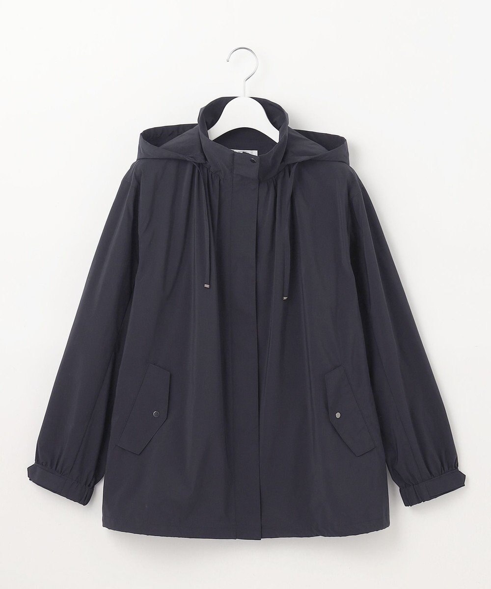J.PRESS LADIES L 【洗える・撥水】マイクロタフタ フーデッド ショート コート 