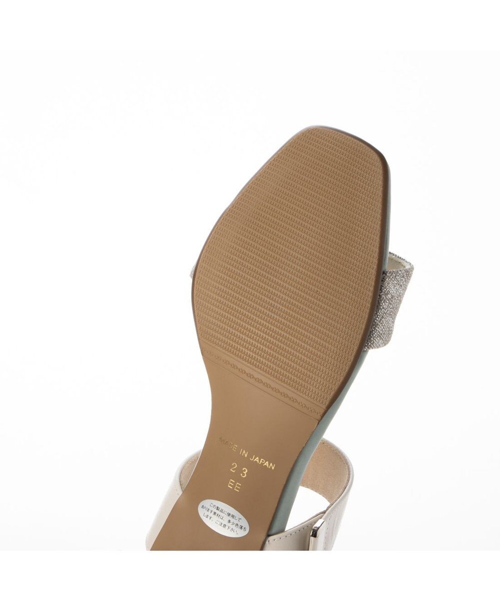 Riz raffinee <Riz raffinee>金具付きスクエアトゥサンダル 