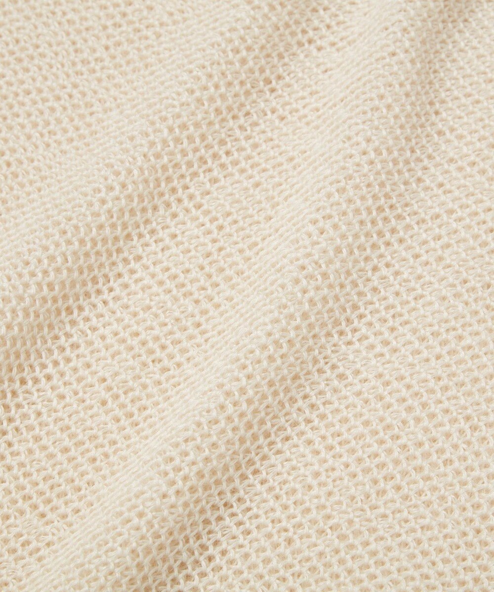 TOQUE 〈大草直子さんアドバイザー〉ベビーアルパカ×シルクハニカムニットフレンチトップス 