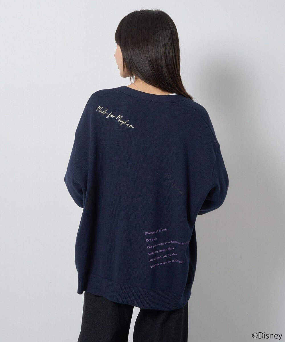 earth music&ecology Ｖｉｌｌａｉｎｓ　マレフィセント／ニットカーディガン 