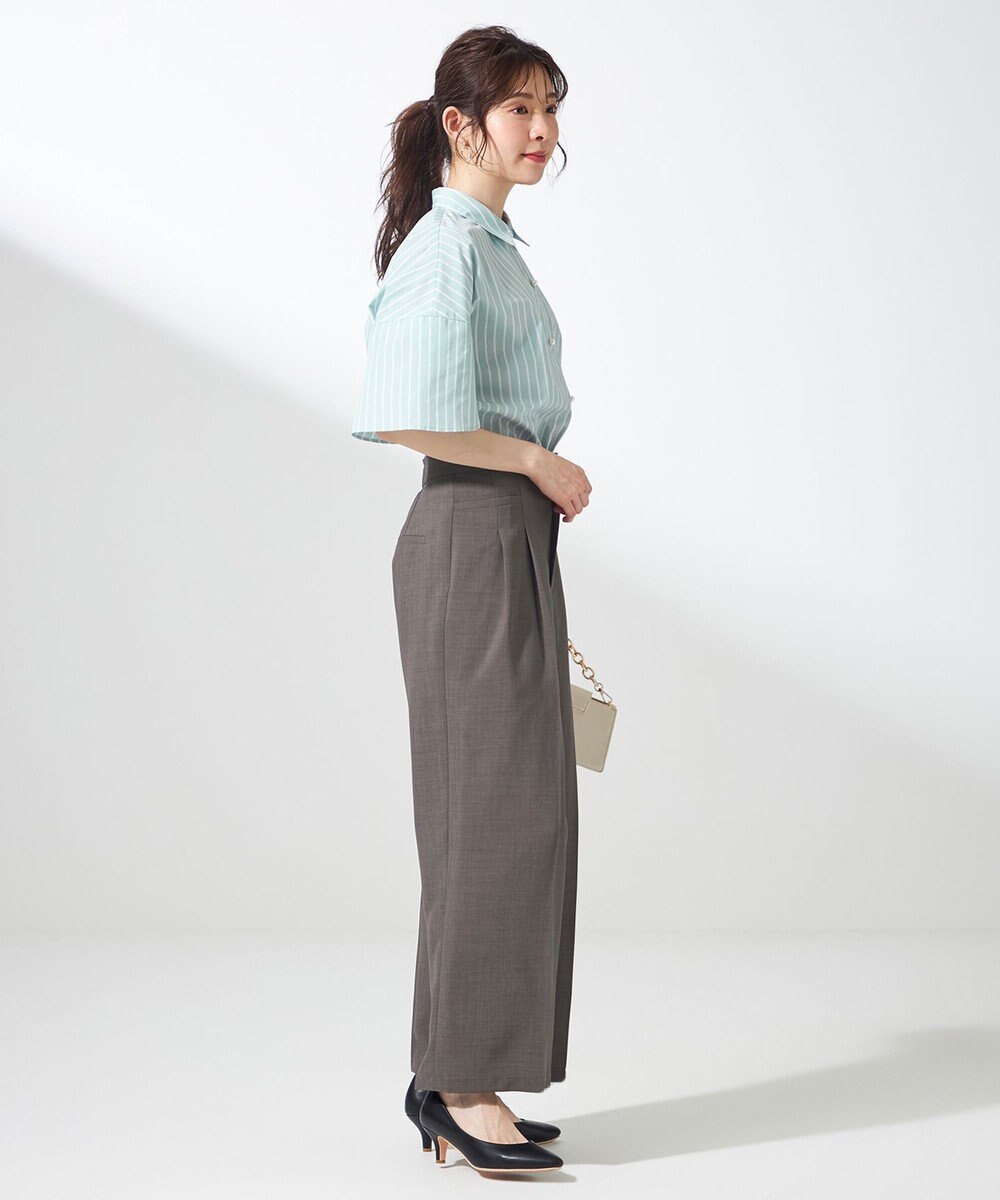 ANY SIS 【洗える】ペタルスリーブ シャツ 