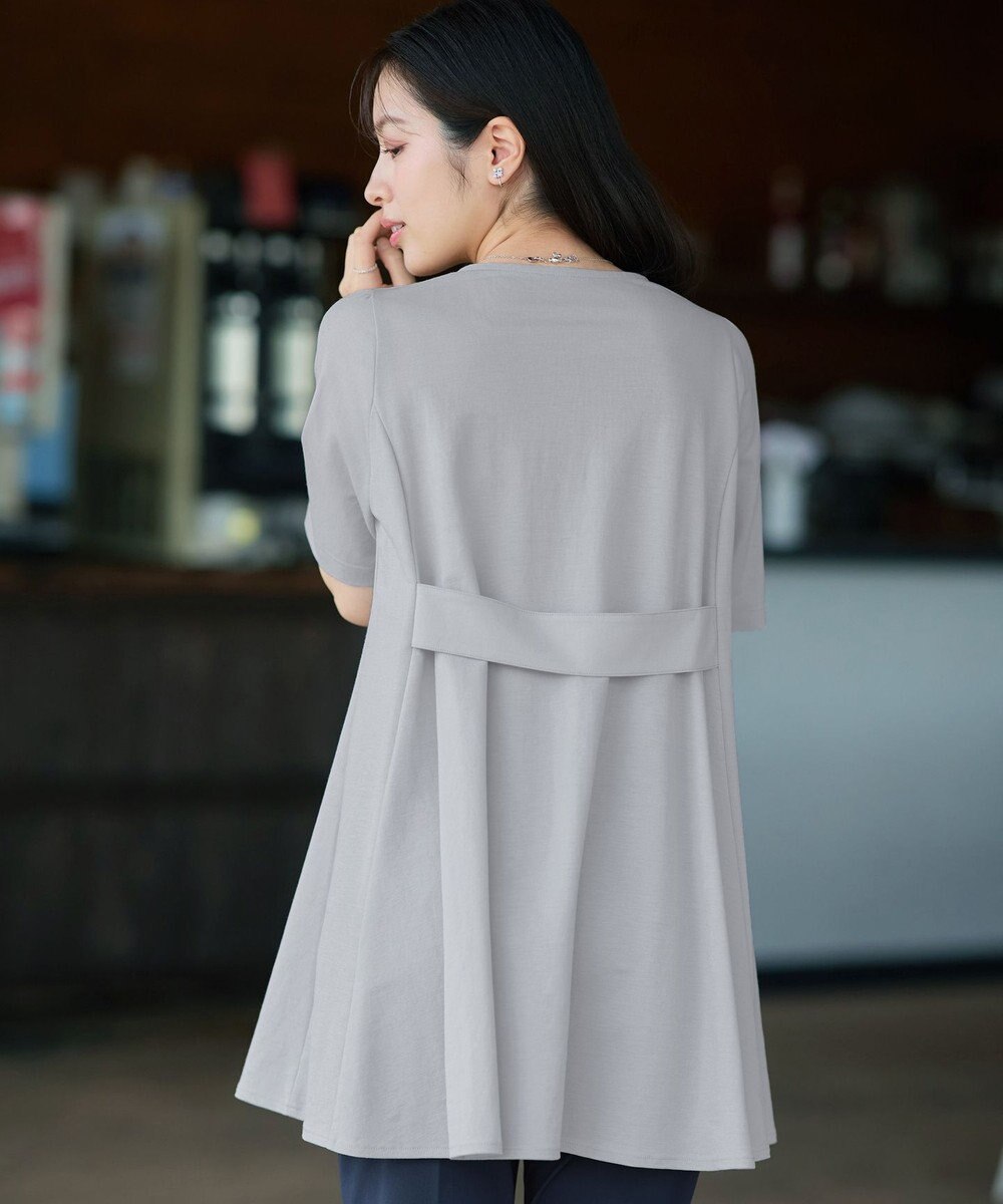 Tiaclasse 【おのののかさん着用 】「冷凛（ひやりん）」カノコバックフレアカットソー 