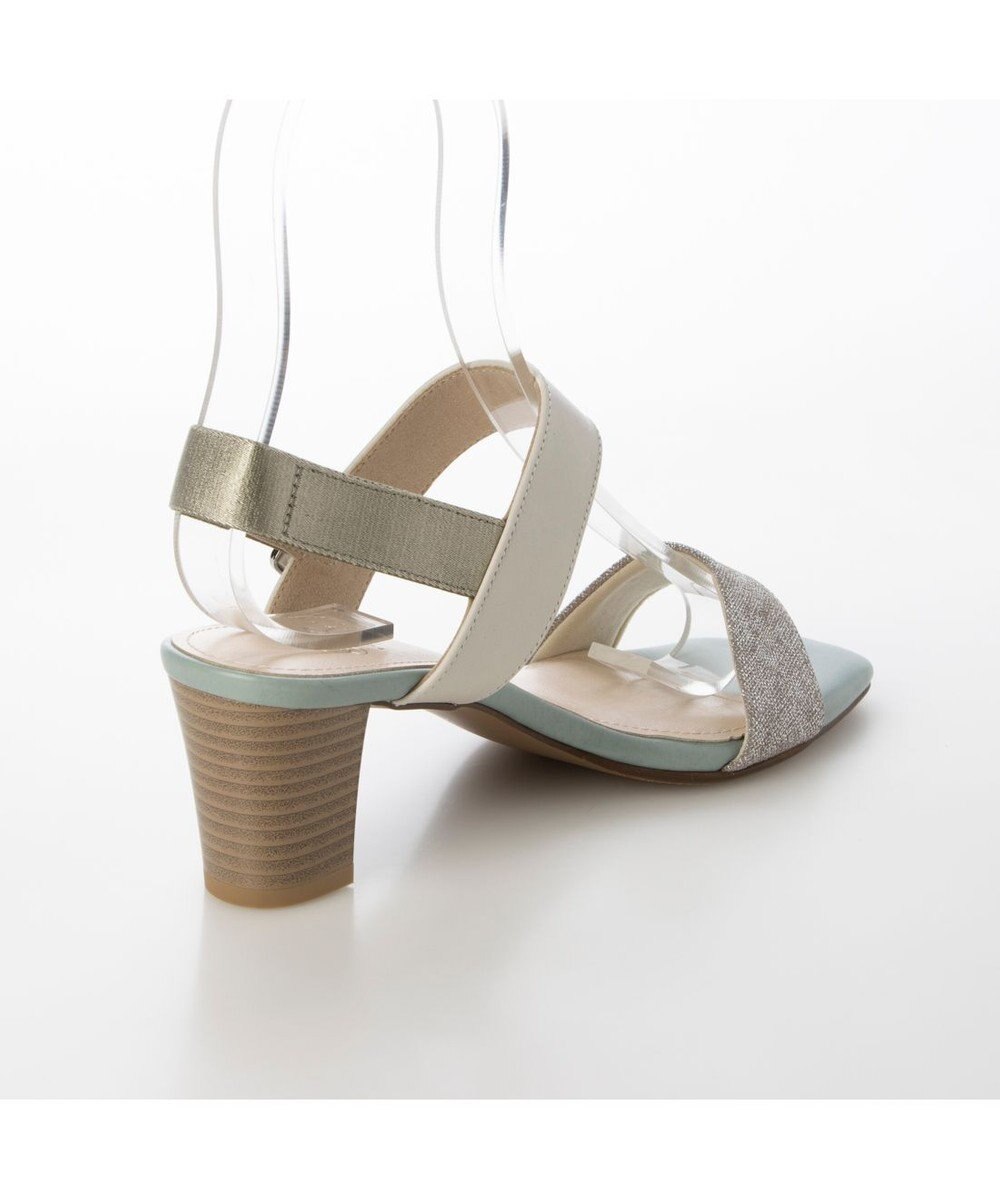 Riz raffinee <Riz raffinee>金具付きスクエアトゥサンダル 