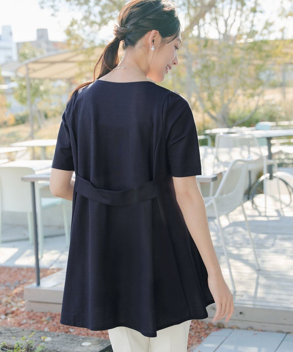 Tiaclasse 【おのののかさん着用 】「冷凛（ひやりん）」カノコバックフレアカットソー 