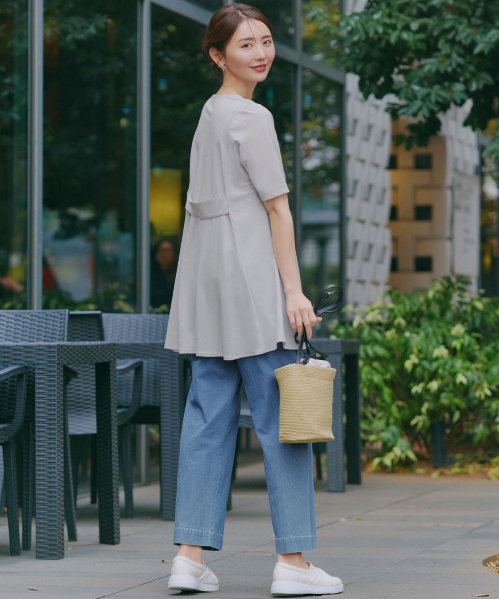 Tiaclasse 【おのののかさん着用 】「冷凛（ひやりん）」カノコバックフレアカットソー 