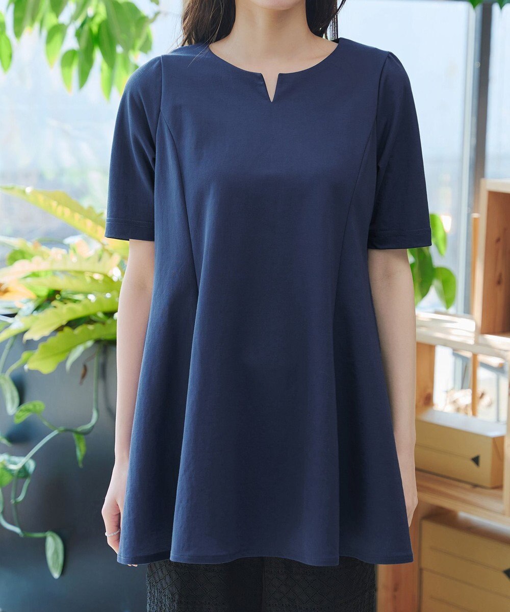 Tiaclasse 【おのののかさん着用 】「冷凛（ひやりん）」カノコバックフレアカットソー 