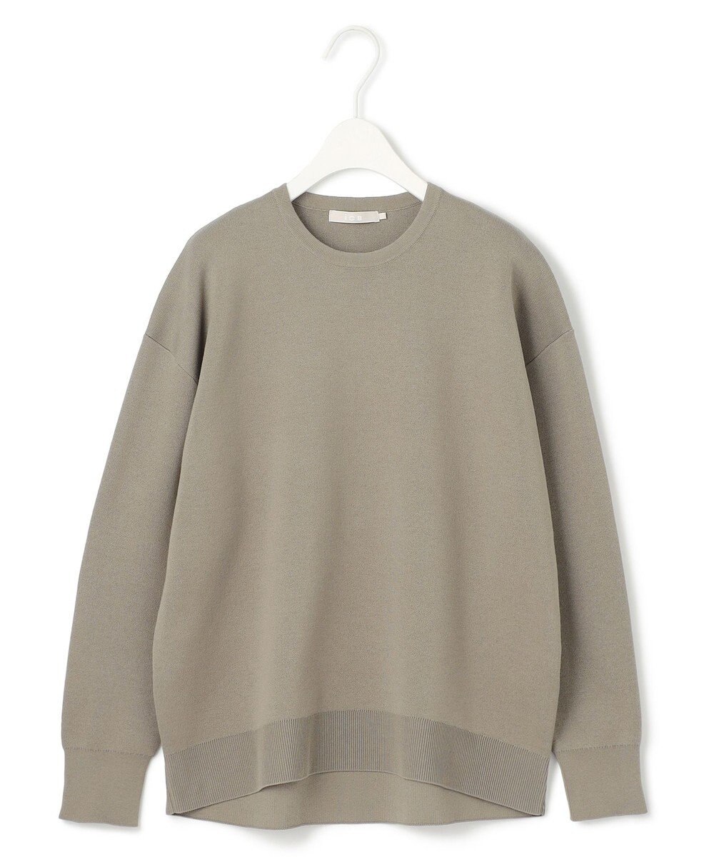 ICB 【WEB限定カラーあり・洗える】コットンポリエステルスムース  ニットプルオーバー 