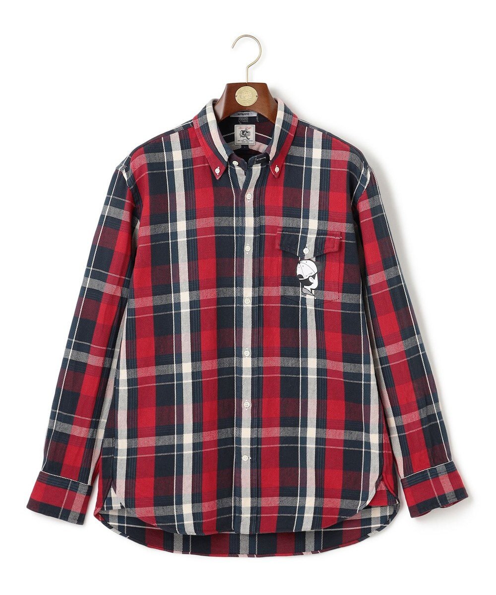 J.PRESS MEN 【AaronChang】【UNISEX】ヘビーフランネル シャツ / オーセンティックフィット 