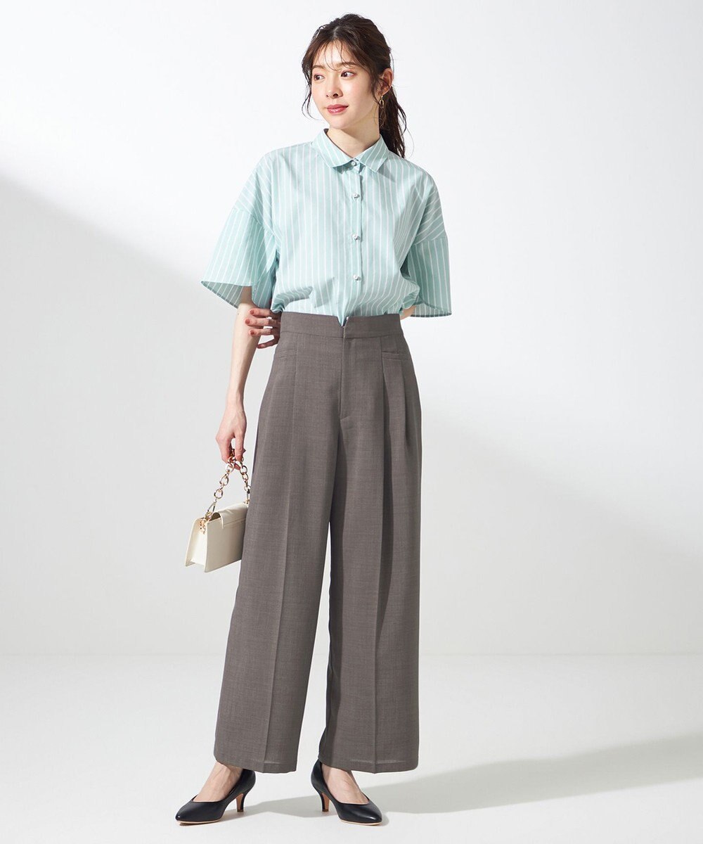 ANY SIS 【洗える】ペタルスリーブ シャツ 