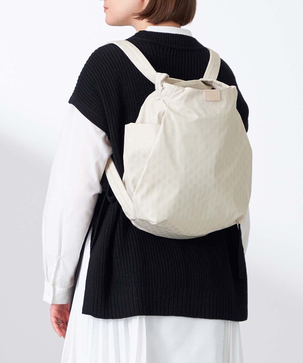 Y'SACCS 【大人のおしゃれ手帖10月号掲載】市川実和子×Y'SACCS　ドット2WAYリュック 