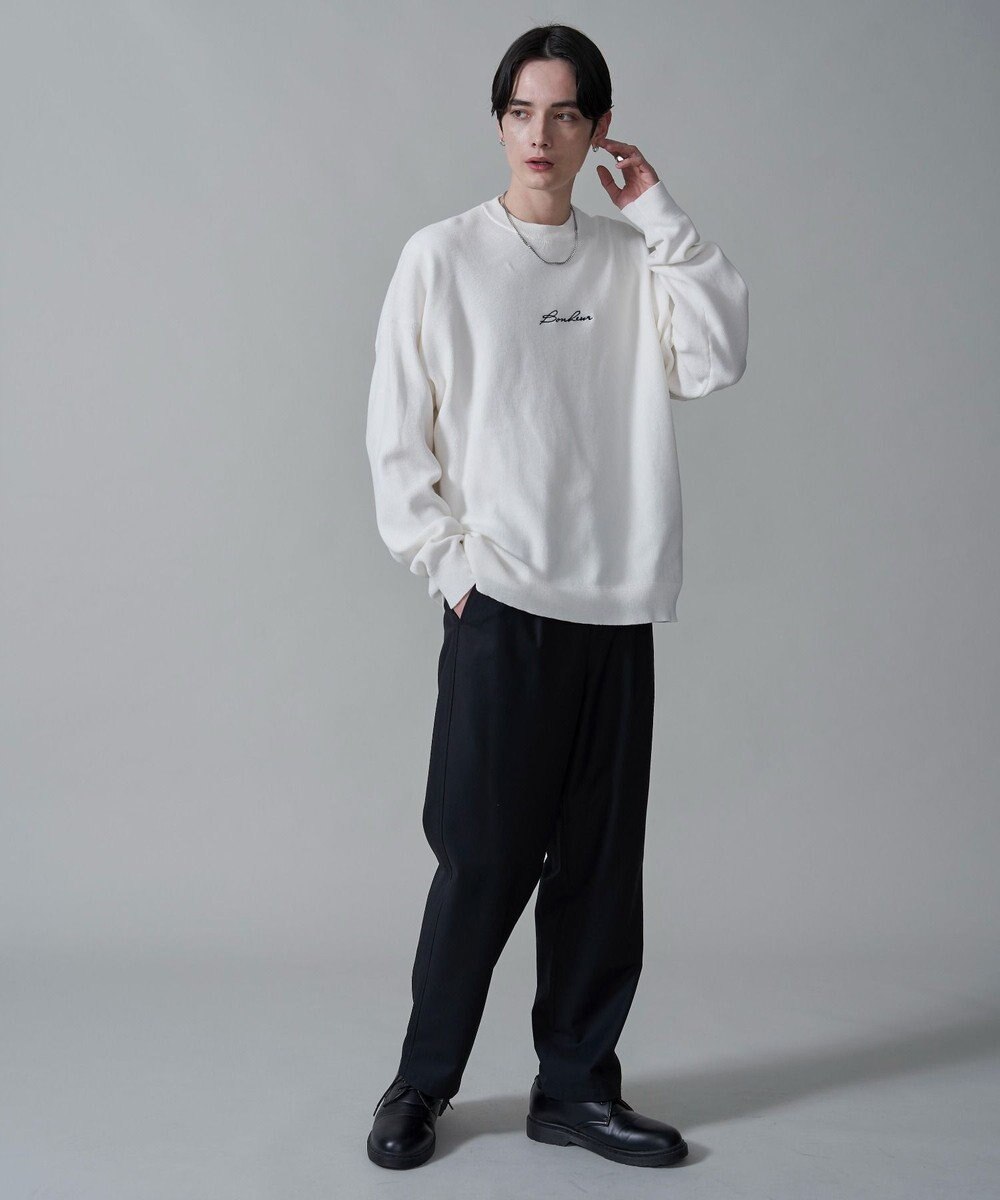 WEGO 【2点SET】アクセ付きワンポイントニットプルオーバー 