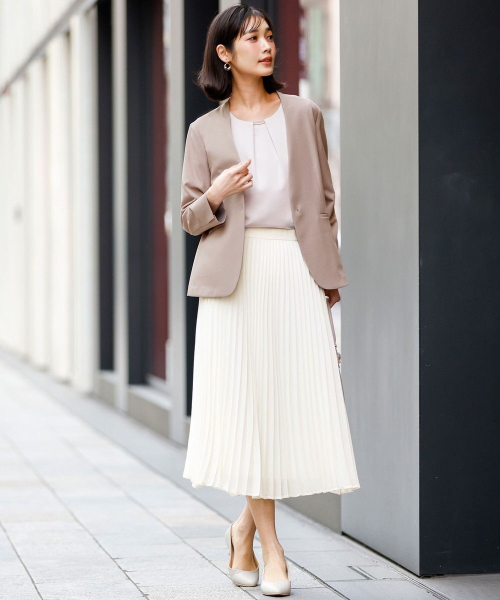 ANY SIS スマートビューティストレッチカラーレス ジャケット 