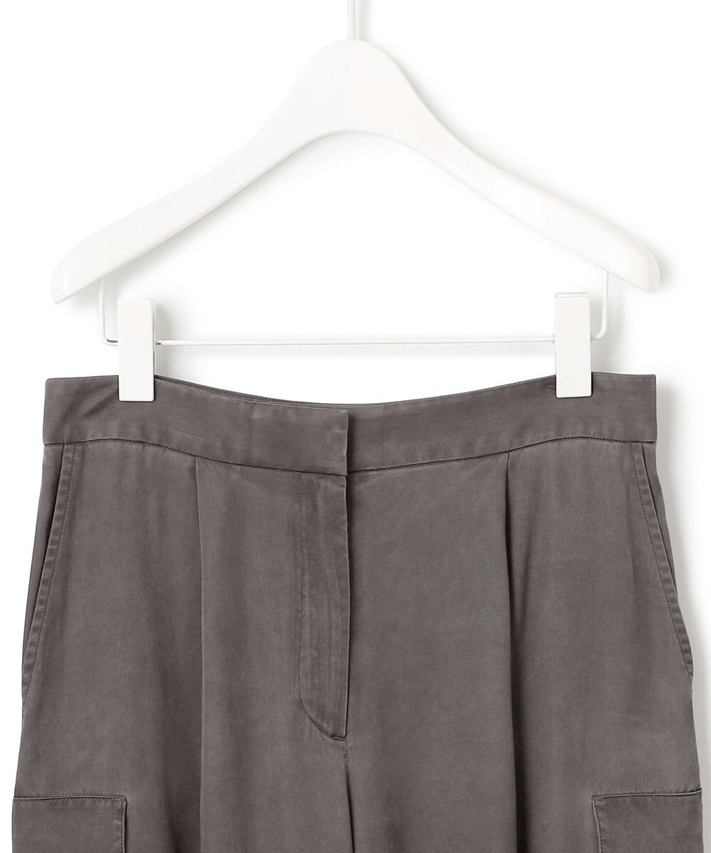 ICB L 【洗える】 キュプラピグメントクロス カーゴパンツ 