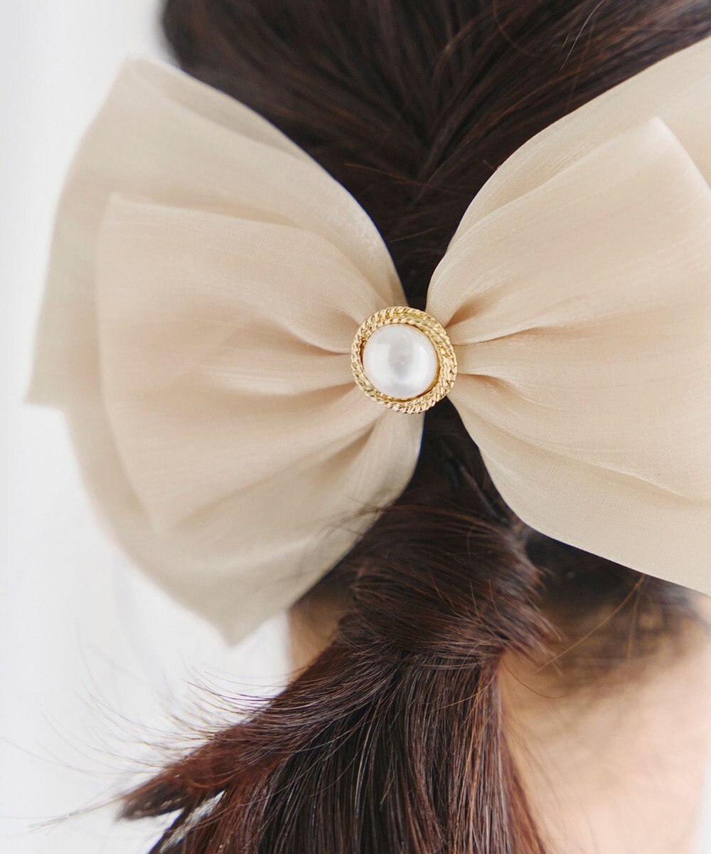 Tiaclasse オーガンジーリボンバレッタ 