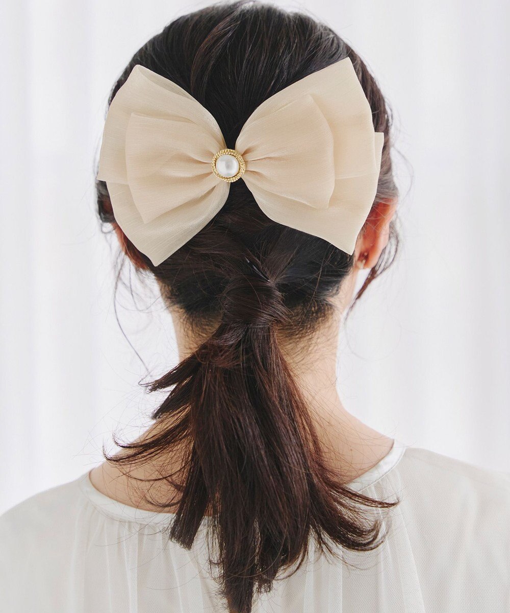 Tiaclasse オーガンジーリボンバレッタ 