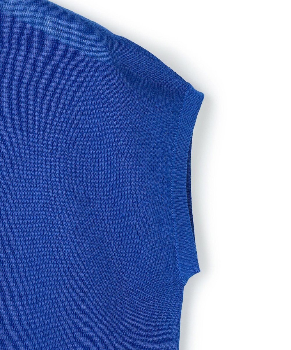 23区 シャイニーシアー ノースリーブ ニット 