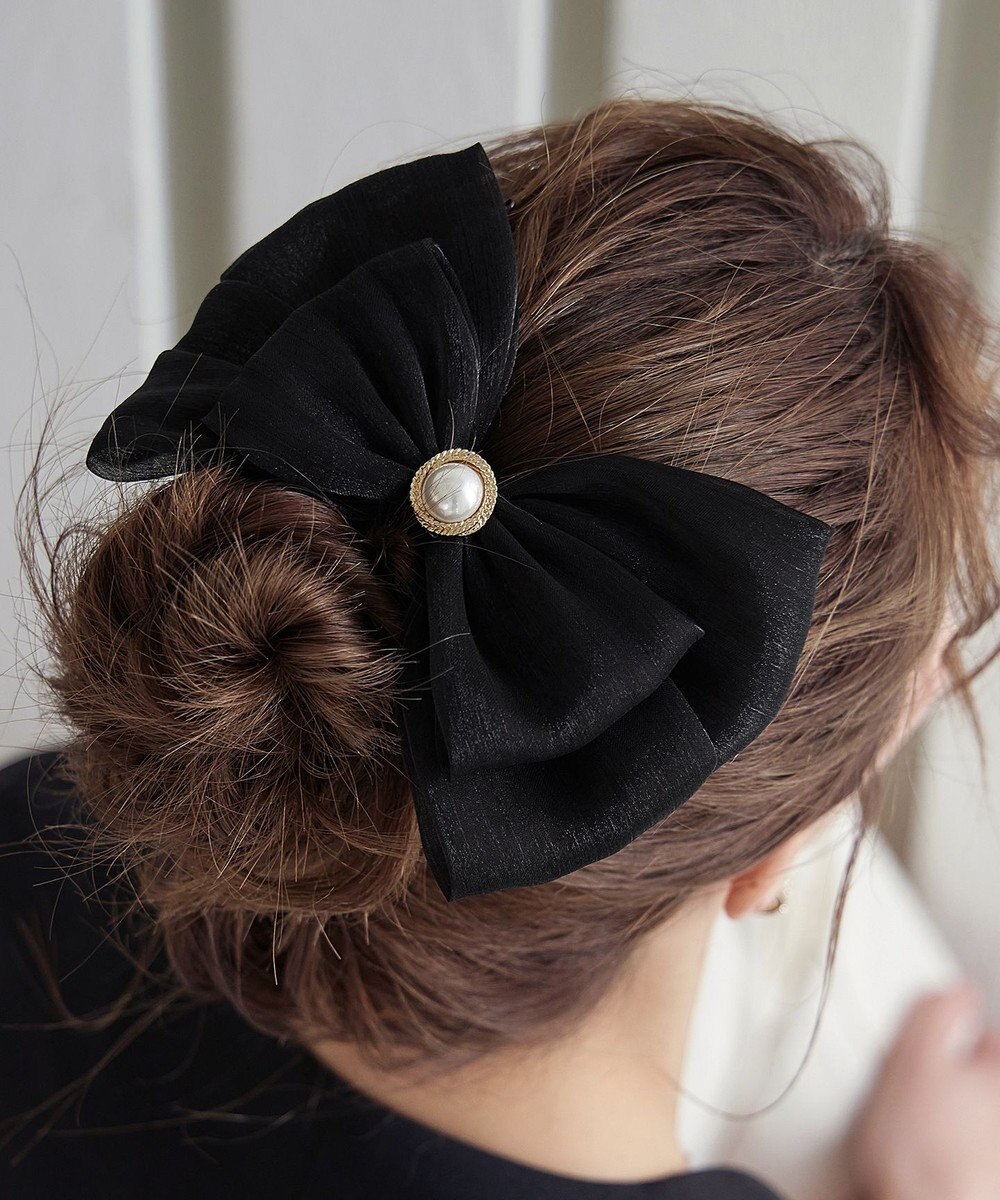 Tiaclasse オーガンジーリボンバレッタ 