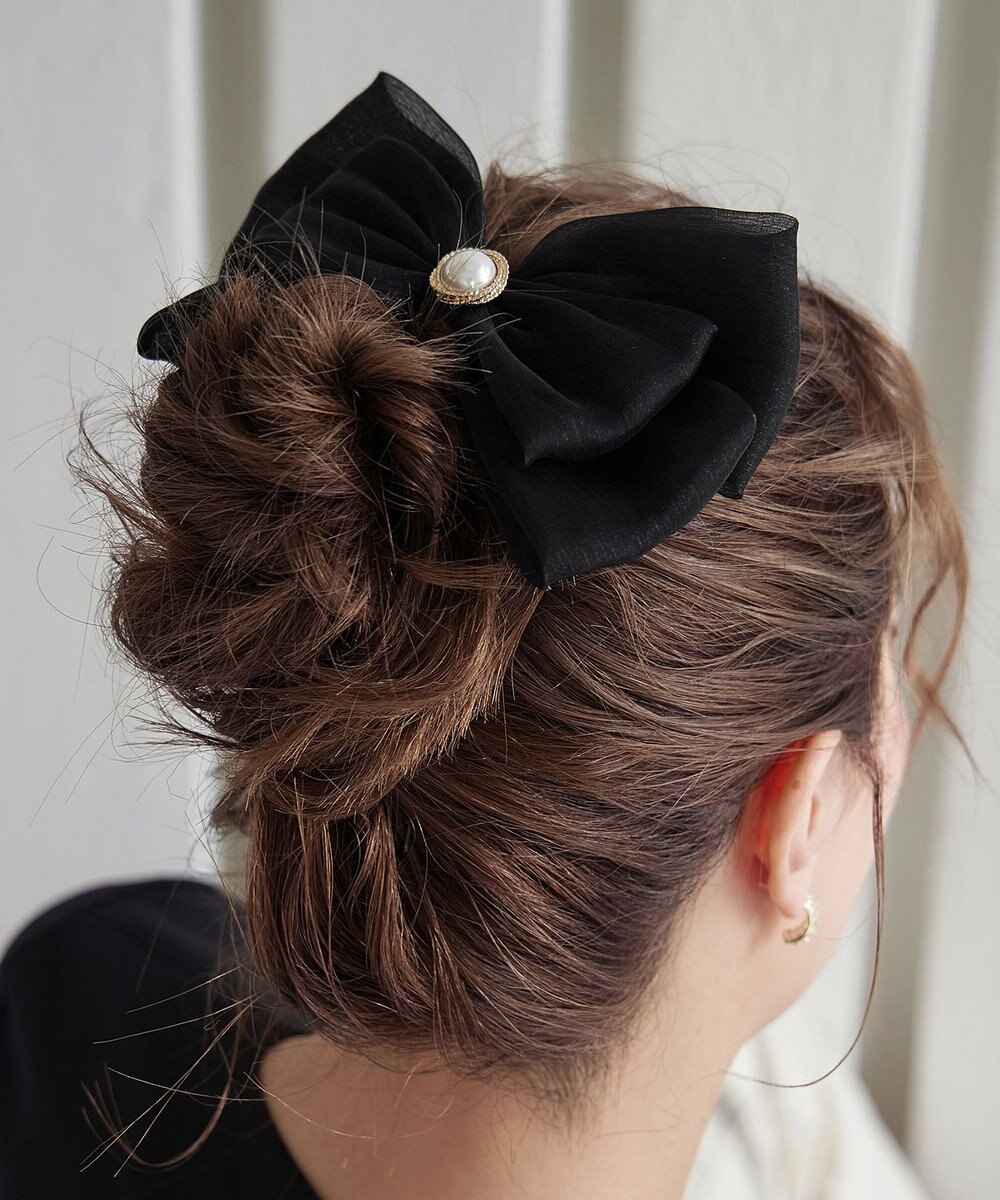 Tiaclasse オーガンジーリボンバレッタ 