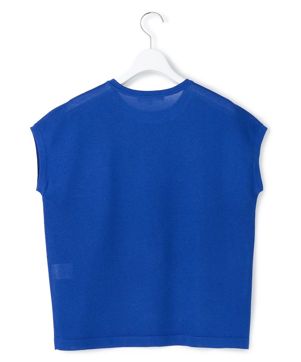 23区 シャイニーシアー ノースリーブ ニット 