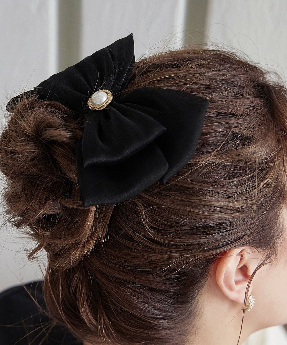 Tiaclasse オーガンジーリボンバレッタ 