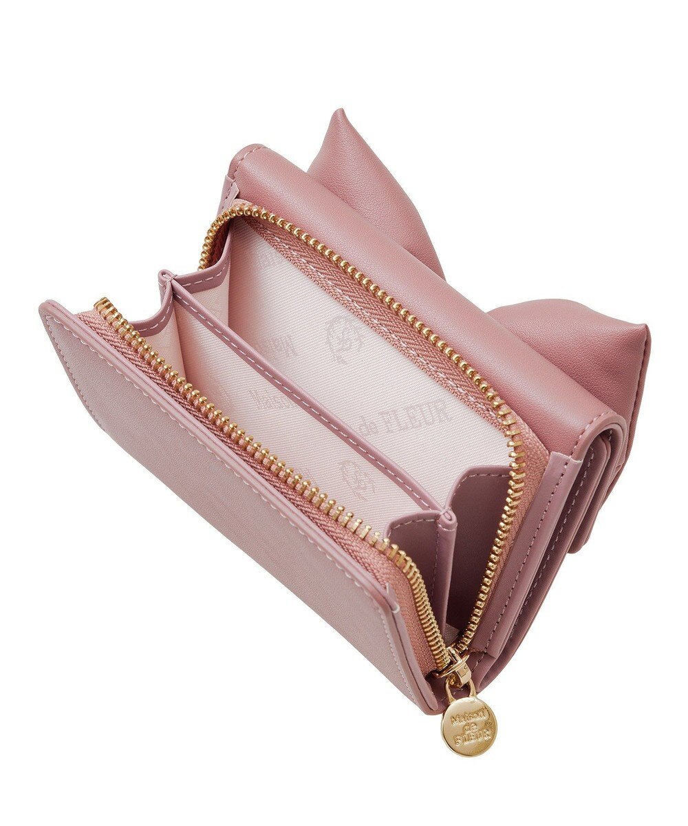Maison de FLEUR ボリュームリボンウォレット 