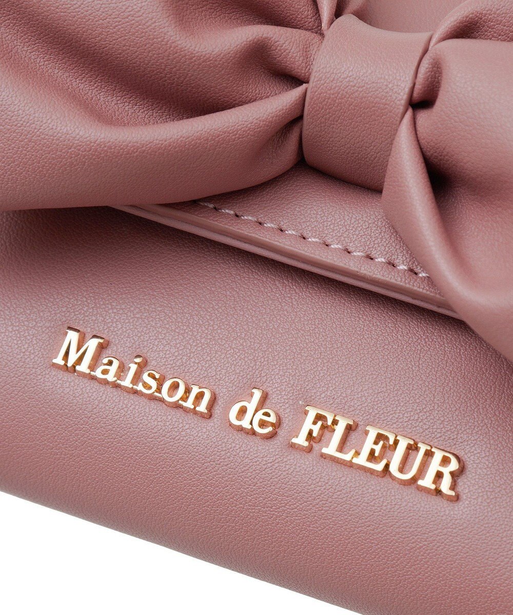 Maison de FLEUR ボリュームリボンウォレット 