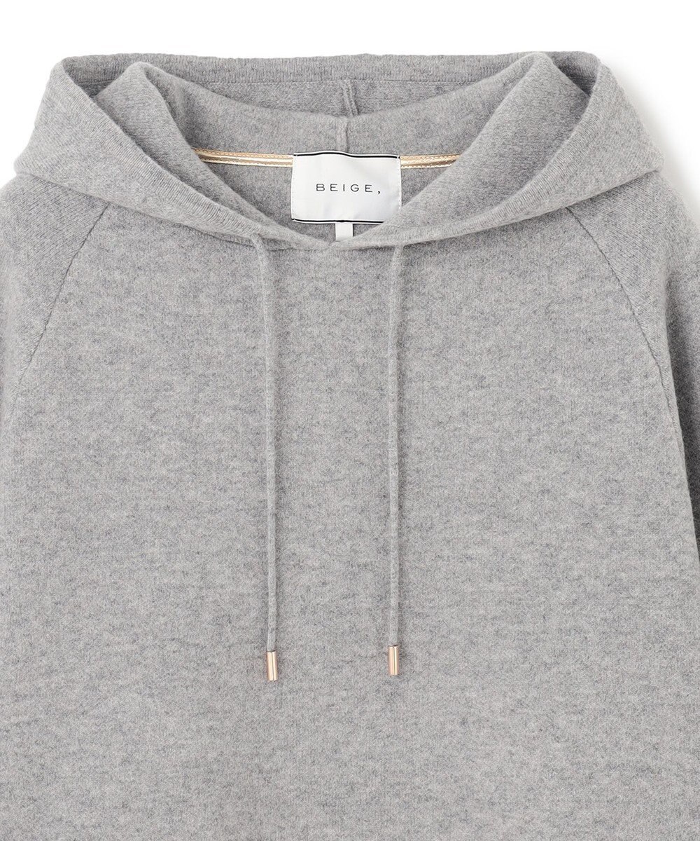 BEIGE， COURCETTE / ウールニットパーカー 