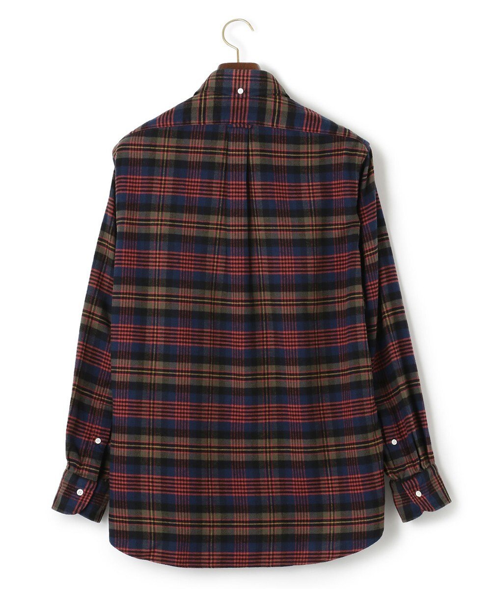 J.PRESS MEN マルチチェックコットンネルシャツ 