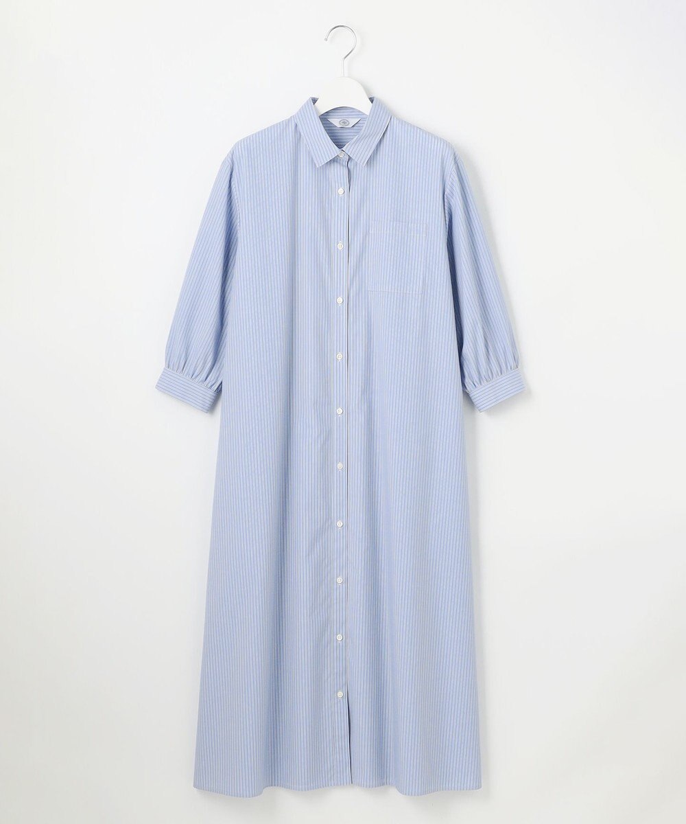 J.PRESS LADIES L 【洗える・接触冷感・UVケア】エステネージュ シャツ ワンピース 