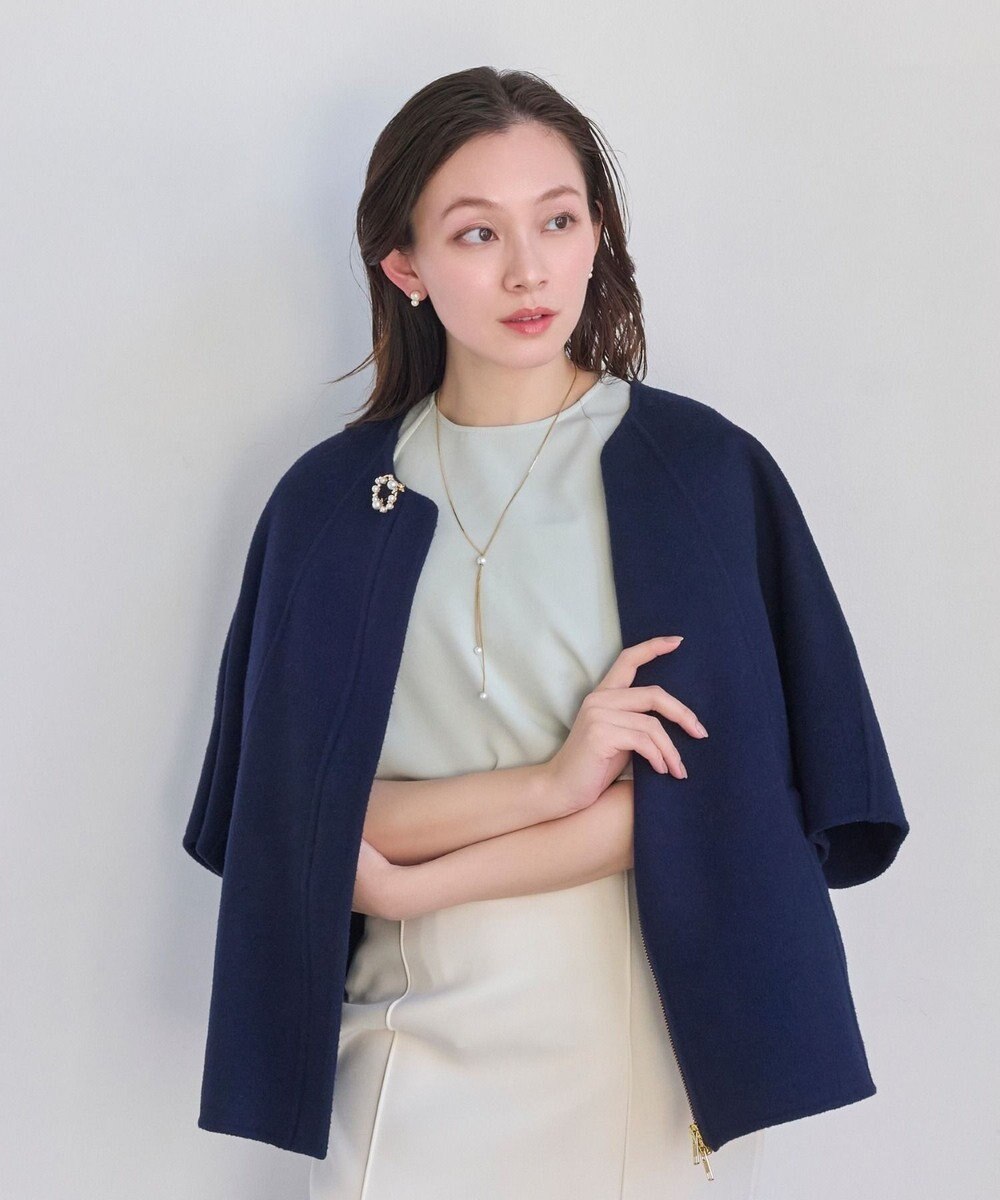 Phoebe <オンワード限定セット>Rio de laパールピアス×フォーマルパールビジューサークルブローチ 