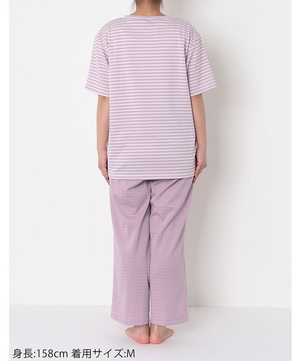 ワコール／睡眠科学 【パジャマ】　5分袖　9分丈　肌のべとつきを軽減　吸汗速乾性　睡眠科学／ワコール　YDT140 