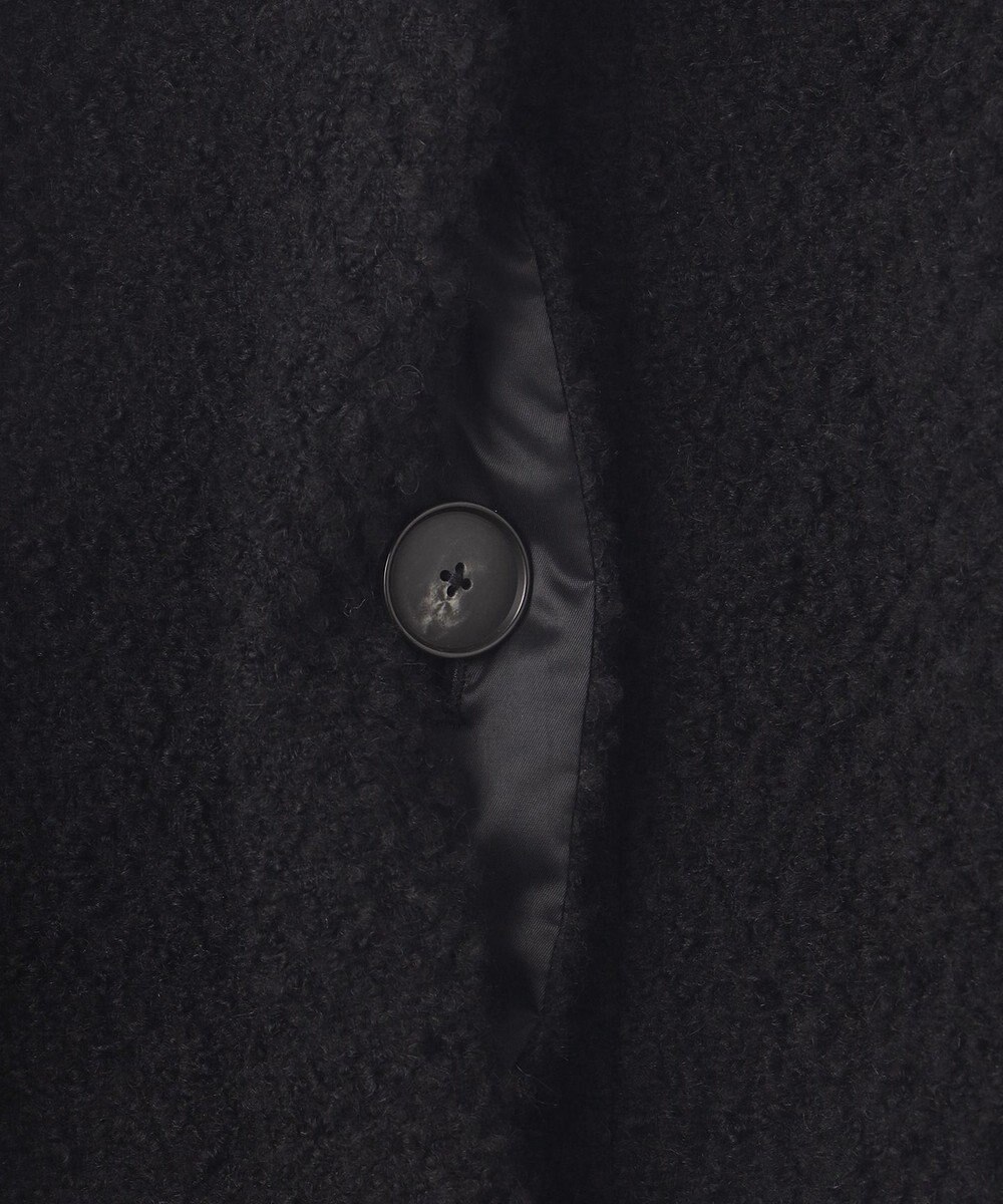 自由区 S FLUFFYステンカラー コート 