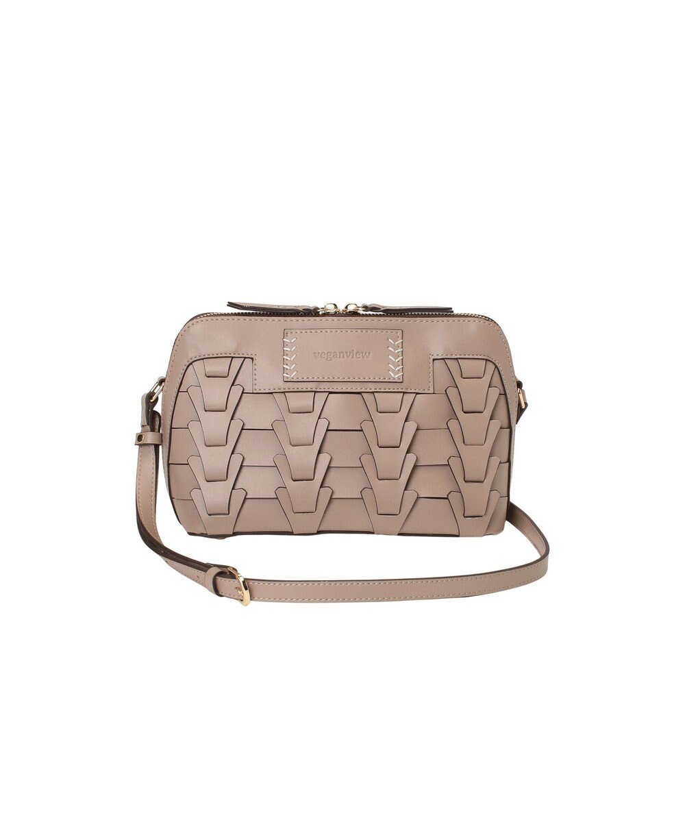 LA BAGAGERIE 【veganview】v piece mesh shoulder bag 